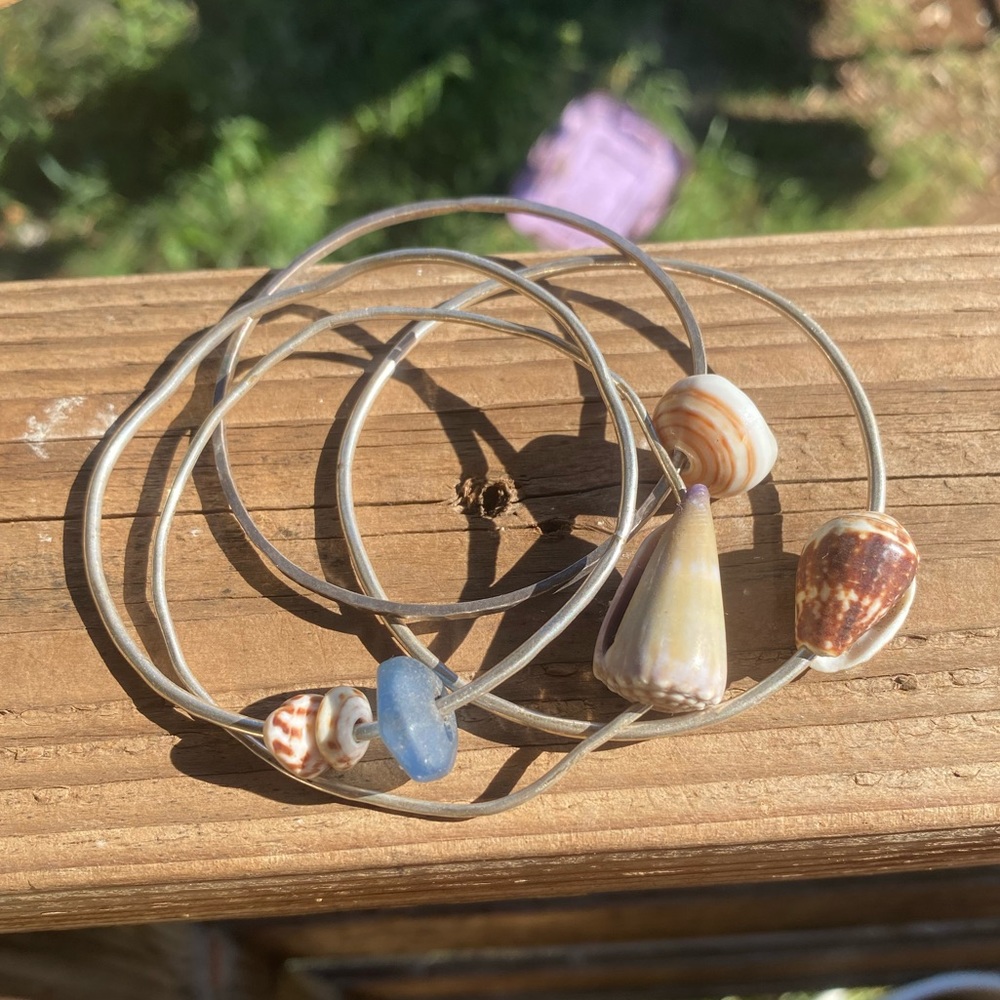 Maui Shell Bangle Bundle